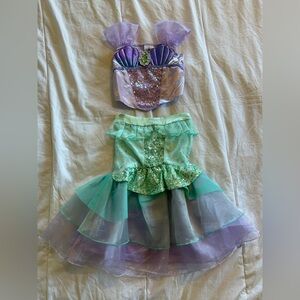 Disney Ariel the little mermaid- Purple and Teal 2 piece costume